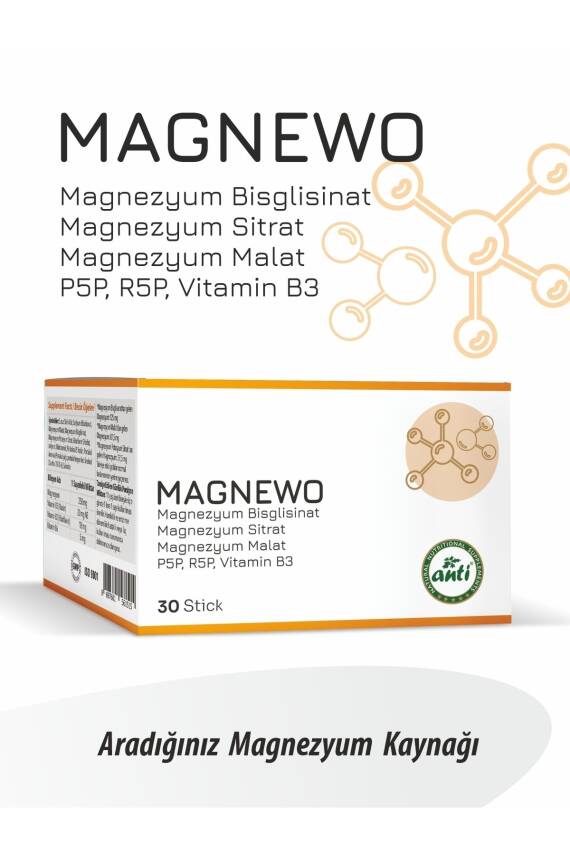 Anti Magnewo Efervesan Magnezyum Sitrat Malat Glisinat - 3