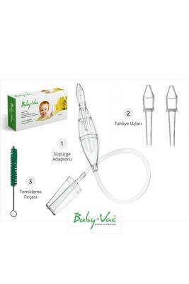 Baby-Vac Burun Aspiratörü Elektrik Süpürgesi Ile Çalışır - 2