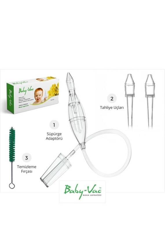 Baby-Vac Burun Aspiratörü Elektrik Süpürgesi Ile Çalışır - 2