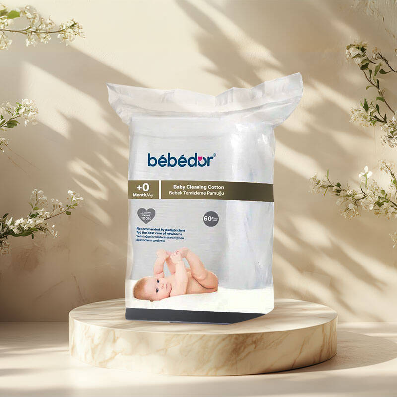 BEBEDOR BEBEK TEMİZLEME PAMUĞU 60 LI - 1