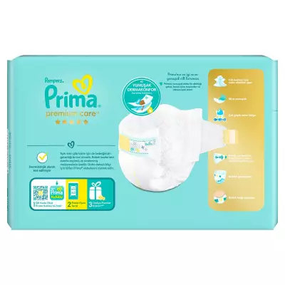Premium Care 1 Beden Yenidoğan Ekonomik Paket 2-5 kg 70 Adet - 5