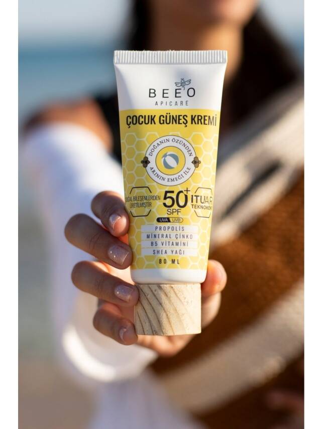 Beeo Apicare Propolisli Çocuk Güneş Kremi SPF 50+ 80 ml - 4