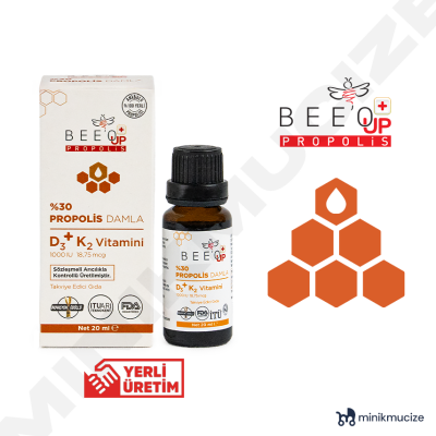 BEEO %30 PROPOLİS D3+ K2 DAMLA 20 ML - 2