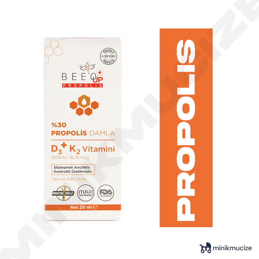 BEEO %30 PROPOLİS D3+ K2 DAMLA 20 ML - 1