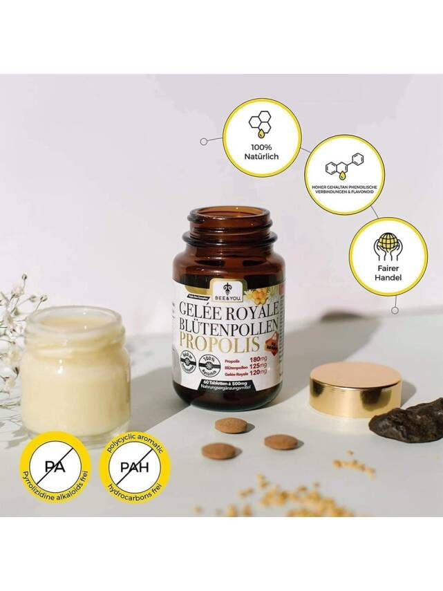 BEEO PROPOLİS YETİŞKENLER İÇİN 60 TABLET - 4