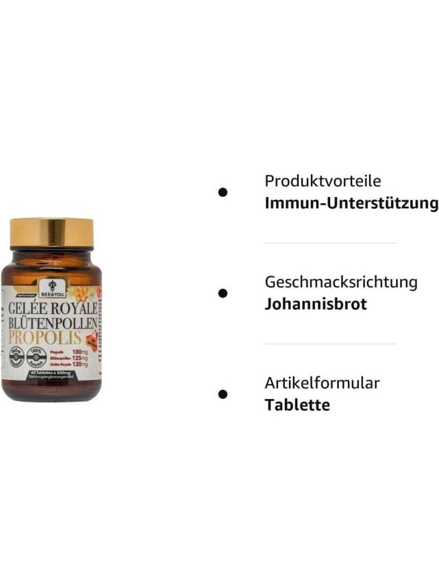 BEEO PROPOLİS YETİŞKENLER İÇİN 60 TABLET - 8