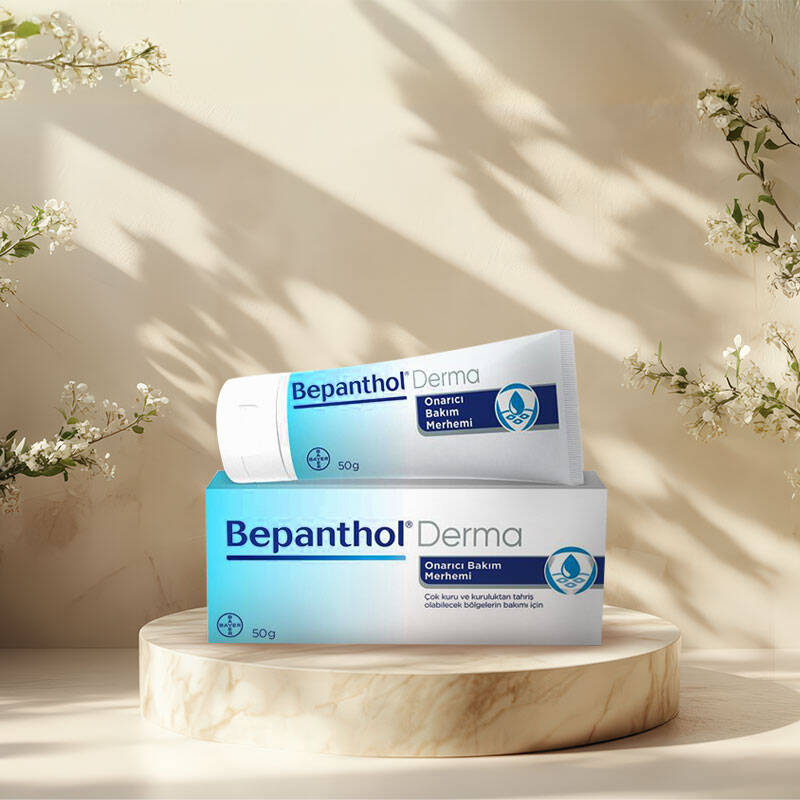 Bepanthol Onarıcı Bakım Merhemi 50gr l Çok Kuru Ciltler ve Tahrişe Yatkın Bölgeler İçin Bakım - 1