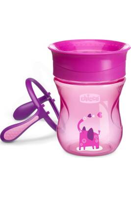 Chicco 360 Derece Dönen Bardak 12 Ay Kız - Chicco