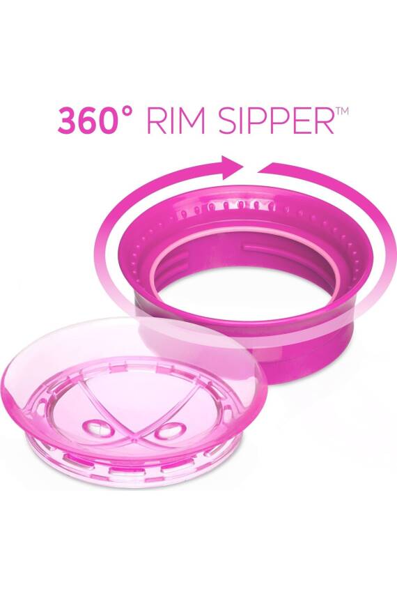 Chicco 360 Derece Dönen Bardak 12 Ay Kız - 2