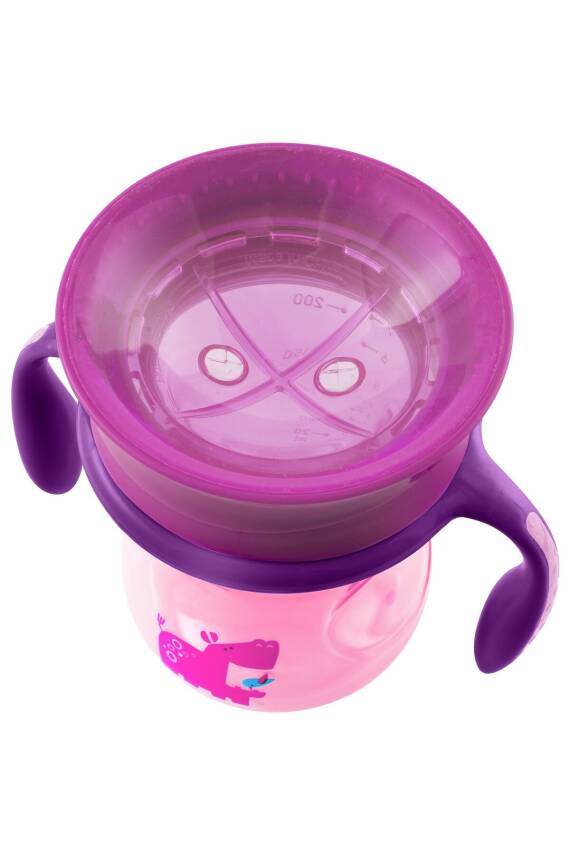 Chicco 360 Derece Dönen Bardak 12 Ay Kız - 3