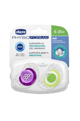 Chicco Air Ergonomik Şekil Silikon Emzik Geniş Havalandırma Delikleri Pembe 6-16 Ay - 2