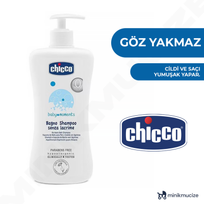 Chicco Baby Moments Doğal Saç Ve Vücut Şampuanı 500 ml - 2