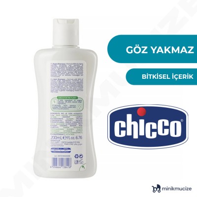 Chicco Baby Moments Doğal Saç Ve Vücut Şampuanı 0 Ay+ 200 ml - 2