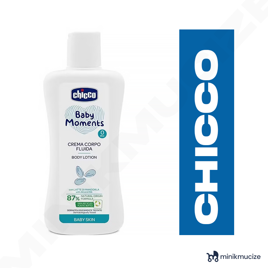 Chicco Baby Moments Doğal Vücut Losyonu 200ml - 1
