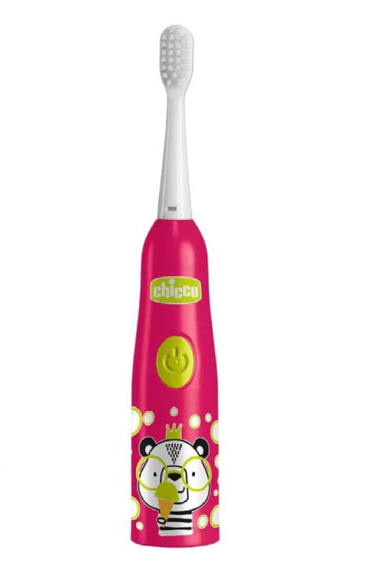 Chicco Çocuklar Için Pilli Diş Fırçası Panda (KIRMIZI) - 1
