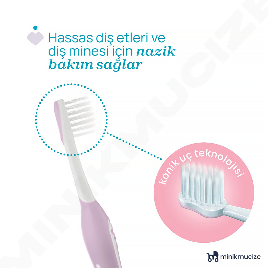 Chicco Diş Fırçası 6-36 Ay Lıla - 2