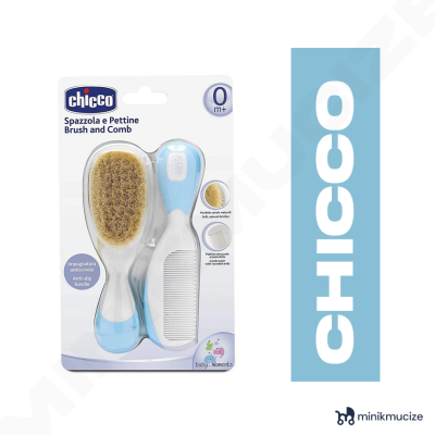 Fırça ve Tarak Seti 0 Ay+ Erkek (Mavi) - Chicco
