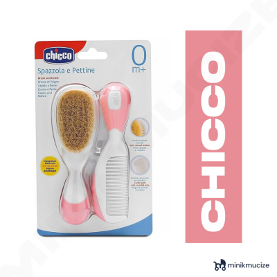 Chicco Fırça Ve Tarak Seti 0 Ay Pembe - Chicco
