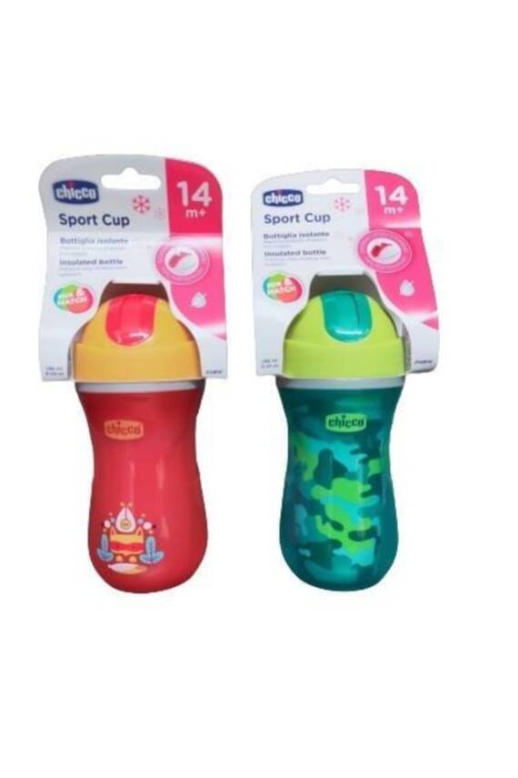 Chicco Isı Yalıtımlı Spor Bardak Pipetli 14ay+ Unısex - 1