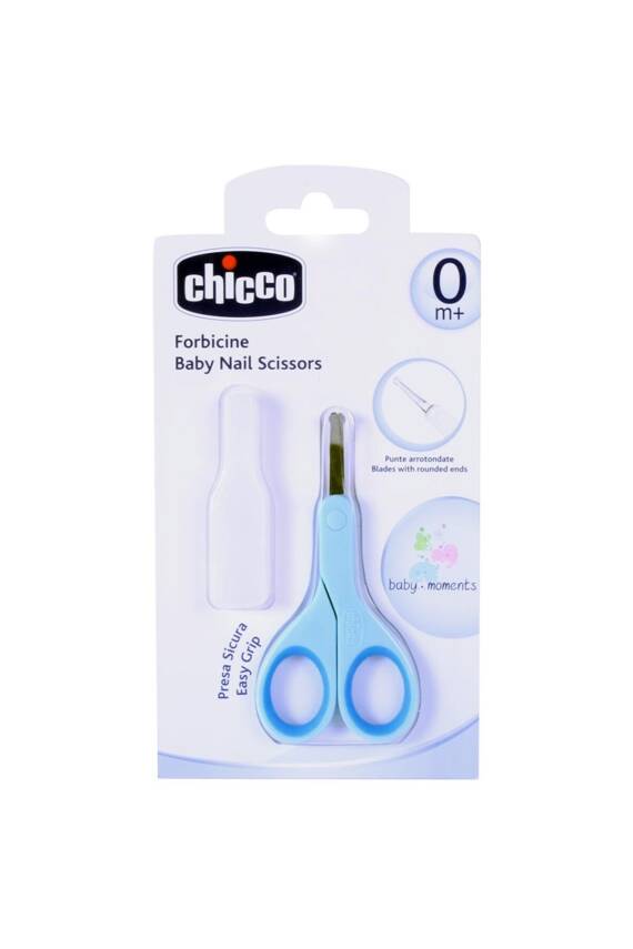 Chicco Kapaklı Tırnak Makası - Mavi - 1