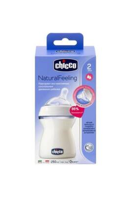 Chicco Natural Feeling Eğimli Biberon 2 Ay 250 ml 0370 - Chicco