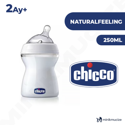 Chicco Natural Feeling Eğimli Biberon 2 Ay 250 ml 0370 - 2