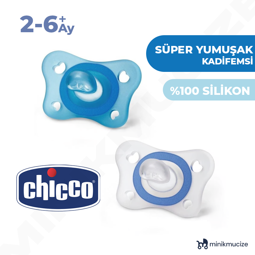 Chicco Physioforma Mini Soft Erkek 2'li Emzik 2-6 Ay - 1
