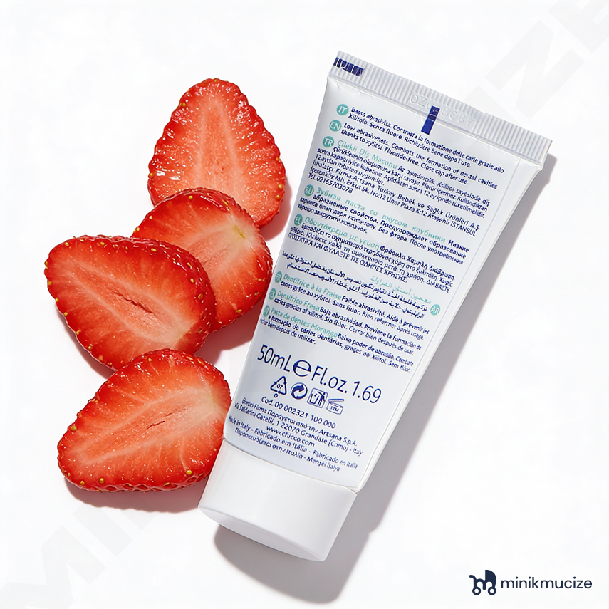 Çilekli Diş Macunu 12 Ay+ Çilekli - 1