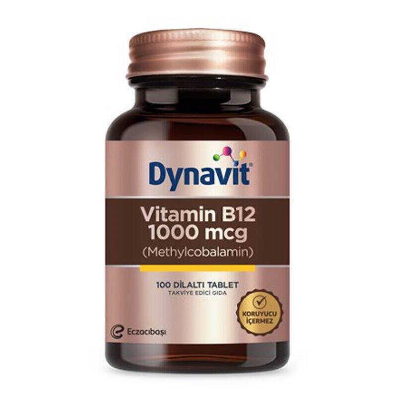 Eczacıbaşı Dynavit Vitamin B12 1000 mcg Takviye Edici Gıda 100 Tablet - 1
