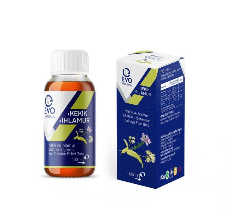 Evo Pharma Kekik ve Ihlamur Sıvı Takviye Edici Gıda 100 ml - 1