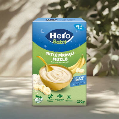 Gece Sütlü Muzlu Pirinçli 200 Gr - HERO BABY
