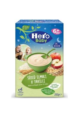 Hero Baby 6 Ay Sütlü Elmalı Tahıllı Ek Gıda 200 gr - 2