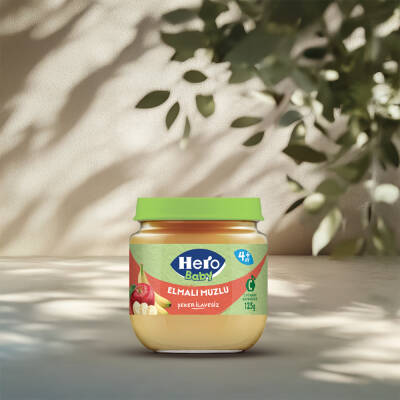 Hero Baby Elmalı Muzlu 125 G - HERO BABY