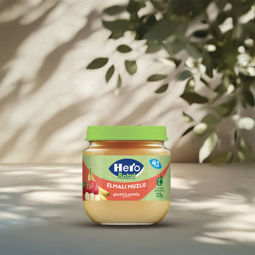 Hero Baby Elmalı Muzlu 125 G - 1