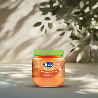 Hero Baby Gourmet Balbakaklı Kavanoz Mama 120 Gr 6+ Ay - HERO BABY