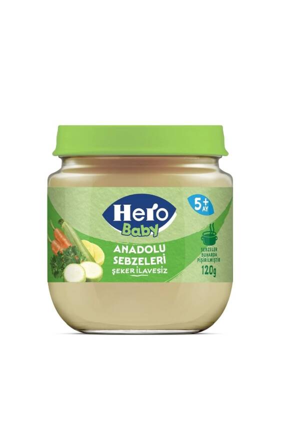 HERO BABY ANADOLU SEBZELİ KAVANOZ MAMASI - 1