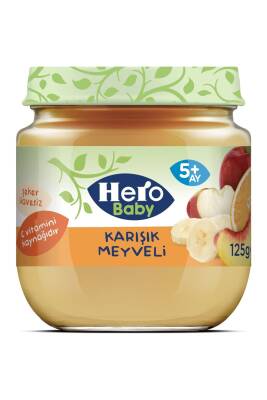 Hero Baby Karışık Meyveli 5+ Ay Kavanoz Maması 125 G - 3