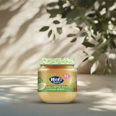 Hero Baby Kemik Sulu Karışık Sebze 120gr - HERO BABY