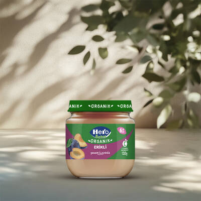 Hero Baby Organik Erikli 120 gr 6+ Ay - HERO BABY