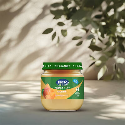 Hero Baby Organik Kayısılı 120 gr - HERO BABY
