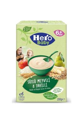 Hero Baby Sütlü Meyveli 8 Tahıllı Mama 200 gr - 3