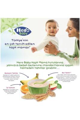 Hero Baby Sütlü Meyveli 8 Tahıllı Mama 200 gr - 6