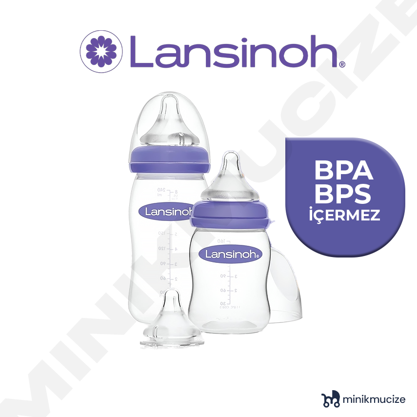 Lansinoh® 160 ml x 2 PP Biberon Seti - 1