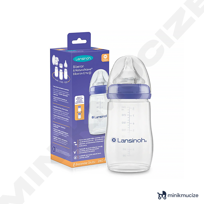 Lansinoh® 240 ml PP Biberon - 1