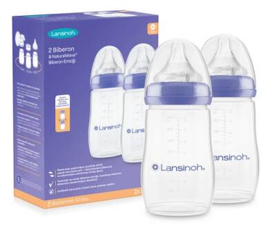 Lansinoh® 240 ml x 2 PP Biberon Seti - Lansinoh