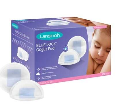 Lansinoh® Blue Lock Göğüs Pedi 100 Adet - 1