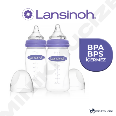 LANSINOH NATUREL WAVE BIBERON SETI 240 ML X2 - Lansinoh