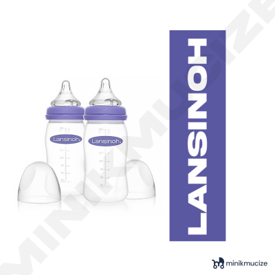 LANSINOH NATUREL WAVE BIBERON SETI 240 ML X2 - 2