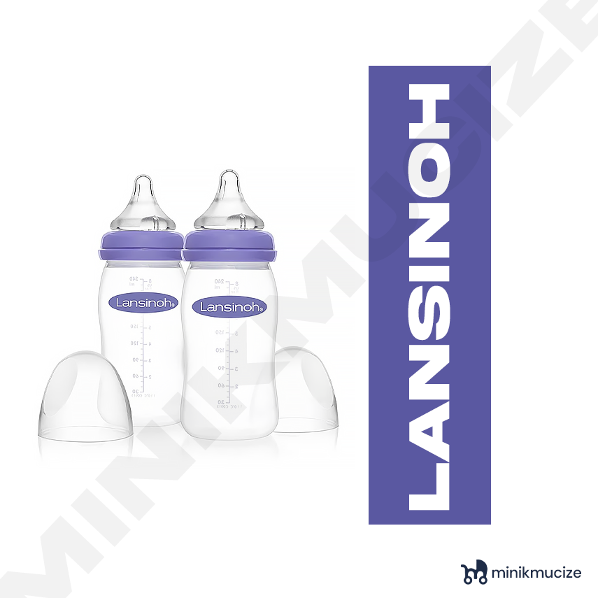 LANSINOH NATUREL WAVE BIBERON SETI 240 ML X2 - 2