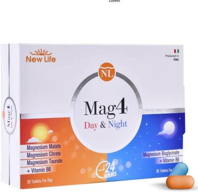 Mag 4 Day Night 30 Adet X 2 Tablet - New Life